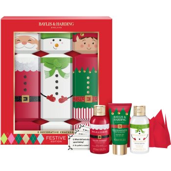 Baylis & Harding Festive Edition Decorative Crackers set cadou - imagine 2
